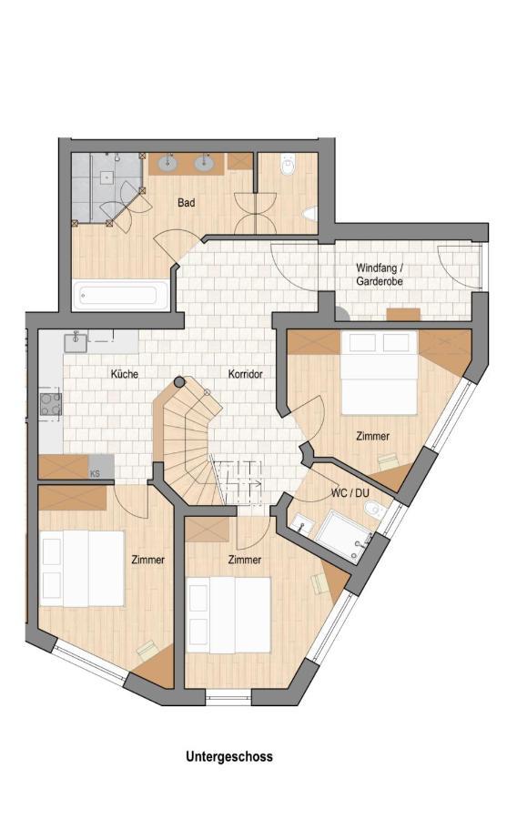 Luxus Ferienwohnung Almhuette Brixen im Thale Esterno foto