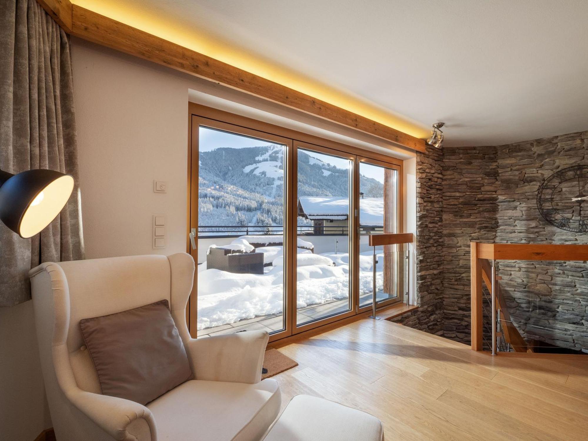 Luxus Ferienwohnung Almhuette Brixen im Thale Esterno foto