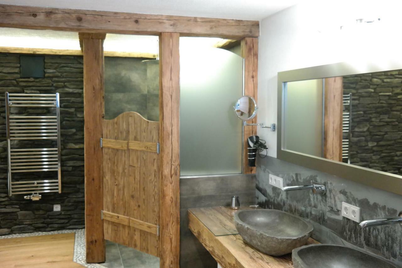 Luxus Ferienwohnung Almhuette Brixen im Thale Esterno foto